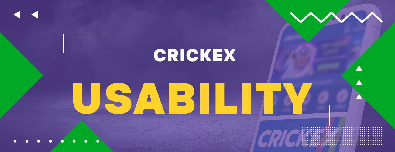 Usability of the Crickex website and application