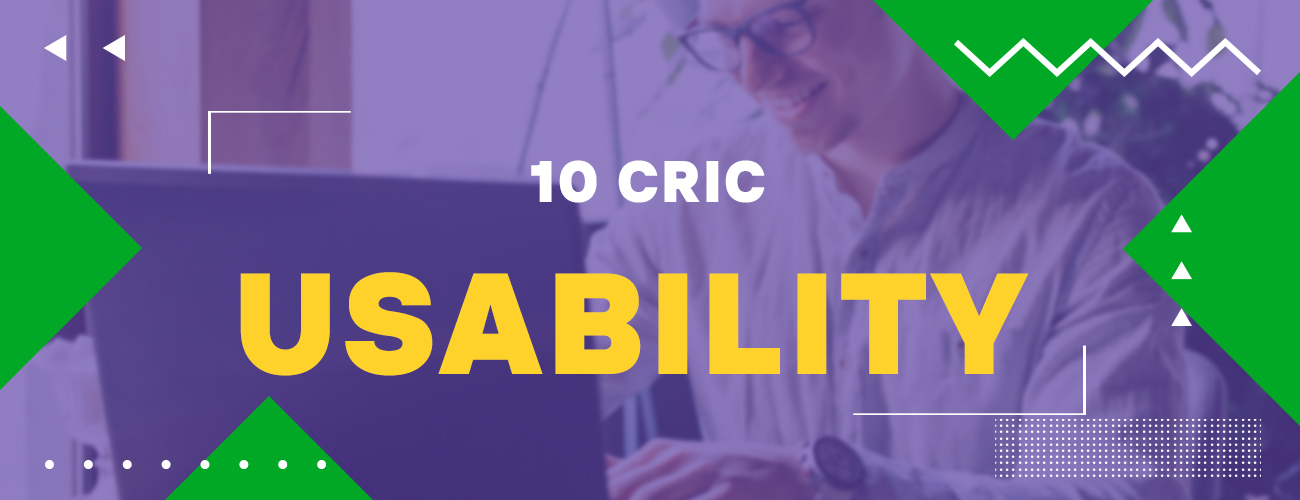 10 Cric bookmaker's website usability