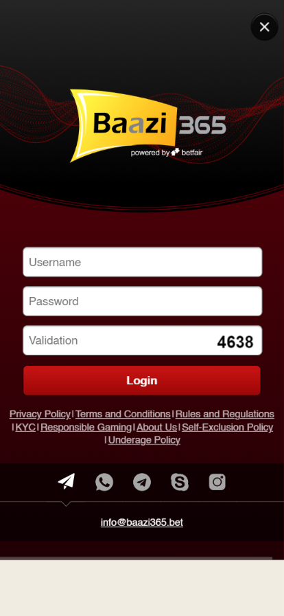 baazi365 app registration
