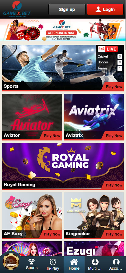 gamex bet homepage
